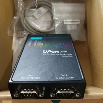 1 шт. Новый оригинальный преобразователь MOXA UPORT1250 USB в 2-портовый RS-232 422 485 Изображение 2