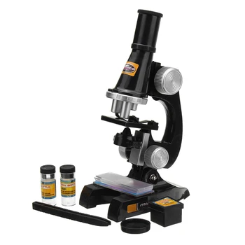 100X 200X 400X 450X Набор для биологического микроскопа, лабораторный микроскоп для детей, научная портативная светодиодная лупа для электроники