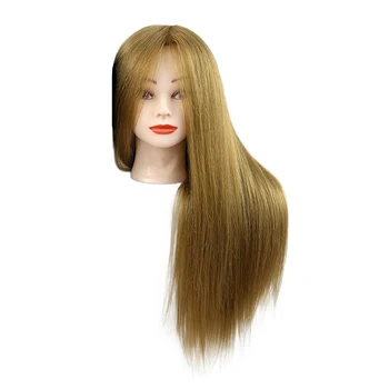 20-дюймовая модель головы для укладки волос практика ученика модель головы для стрижки волос плетение волос специальная модель головы может быть окрашена горячим способом
