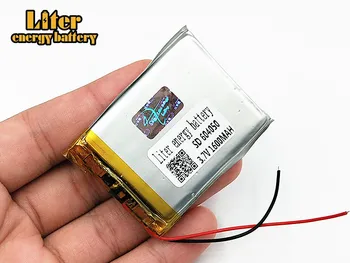 3,7 В 1600 мАч 604050 Литий-полимерная Li-Po аккумуляторная батарея Li-элементы для игрушек MP3 MP4 MP5 GPS Power Bank Динамик Планшет Сделай сам Изображение 2