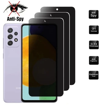 3D защитные пленки для экрана конфиденциальности Samsung A52 A13 A53 A32 A12 A50 A51 A52S A72, Антишпионское защитное стекло Для Galaxy S10E M12 M52