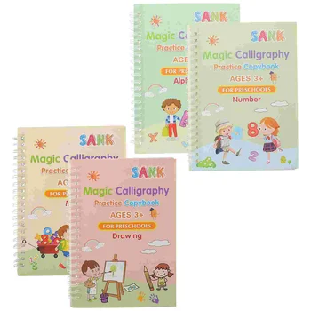 4 книги, тетрадь для упражнений по английскому, тетрадь для малышей, практикум по письму для детей Изображение 2