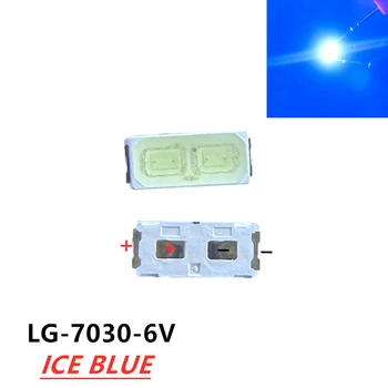 50ШТ LG Innotek LED High Power Automotive LED ice blue 1W 6V 7030 Небесно-голубой Применение в автомобилестроении Изображение 2