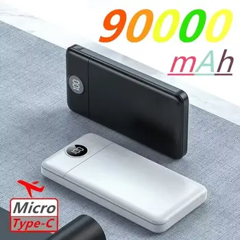 900mAh Быстрая Зарядка Power Bank Портативное Зарядное Устройство Большой Емкости 2USB С Цифровым Дисплеем Внешний Аккумулятор LED для iPhone Xiaomi