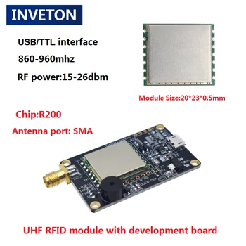 Arduino R200 чип малого радиочастотного RFID-считывателя дальнего действия Модуль TTL UART Антенна Android SDK для встраиваемой системы Изображение 2