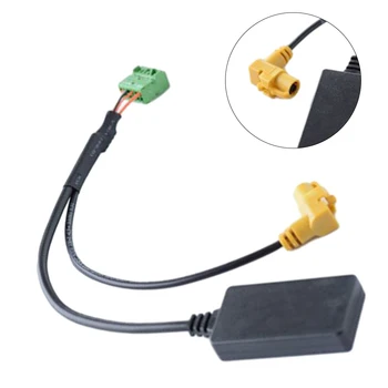 Bluetooth-совместимый беспроводной аудиовход, кабель AUX для Q5 A6L A4L Q7 A5 S5, Аудиомодуль AUX, Автомобильные аксессуары Изображение 2