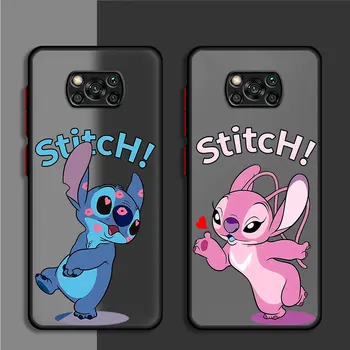 Disney Couple Stitch Чехол для Xiaomi Poco C40 X3 NFC X4 Pro M5s M3 X4 GT X5 Pro M5 X3 Pro F3 Чехол Противоударный В виде Ракушки