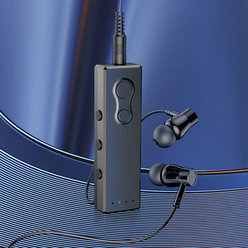 FM-радио Стерео MP3-Плеер Поддержка TF-карты Bluetooth-Совместимое Радио Стереоплеер Встроенный Микрофон Дизайн Задней Клипсы 200 мАч Изображение 2