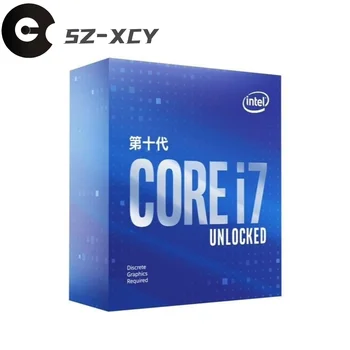 Intel Core i7-10700KF i7 10700KF 3,8 ГГц Восьмиядерный 16-потоковый процессор Процессор L2 = 2 М L3 = 16 М 125 Вт LGA 1200 Герметичный, но без кулера