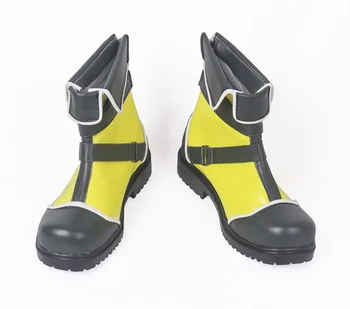 Kingdom Hearts Сора Желтые ботинки для косплея, обувь на заказ Изображение 2