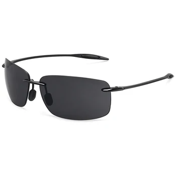 MAXJULI Мужские солнцезащитные очки Pilot Classic Дизайнерские Модные Спортивные очки для вождения Без оправы Мужская оправа TR90 UV400 Женские очки 8009