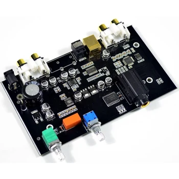 PCM5100 Цифроаналоговый Преобразователь USB Оптическое волокно RCA DAC Плата Декодирования 96 кГц Для ПК ТВ Усилитель