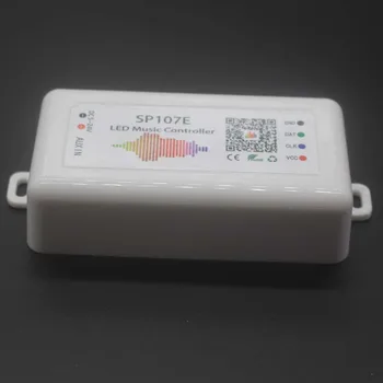 SP107E Bluetooth-совместимый светодиодный музыкальный контроллер с поддержкой экрана 960 пикселей для WS2812B WS281 Изображение 2