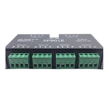 SP901E SPI контроллер светодиодный Усилитель сигнала 4CH group для WS2812 2811 dmx512 led pixels strip magic module DC5V-24V
