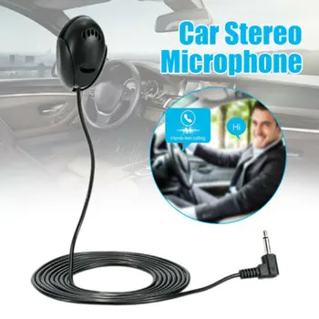 Автомобильный навигационный GPS-микрофон, автомобильный динамик, внешний микрофон, вставной микрофон, 3,5 мм автомобильный стереомикрофон