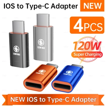 Адаптер Type C Для Быстрой зарядки 30 Вт 20 Вт Ios Lightning от Мужчины к женщине Adaptador Android Конвертер для iPhone 15 Pro USB C Телефон