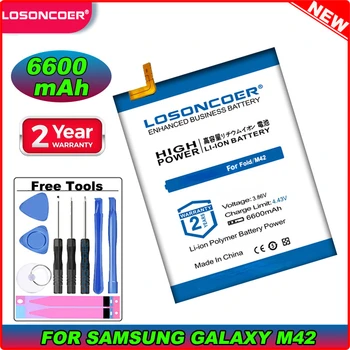 Аккумулятор LOSONCOER емкостью 6600 мАч для Samsung Galaxy Fold M42 EB-BM425ABY