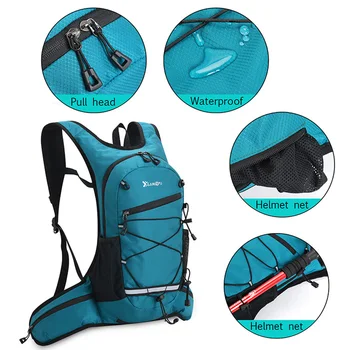 Альпинистский рюкзак из полиэстера, Дышащая походная сумка, Износостойкая Многослойная сумка для хранения, легкая, регулируемая для активного отдыха