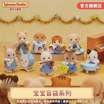 Аниме-Фигурка Sylvanian Families Blind Box Baby Animal Серии Play House Куклы Детские Игрушки Маленькие Фигурки На День Рождения Подарки Изображение 2