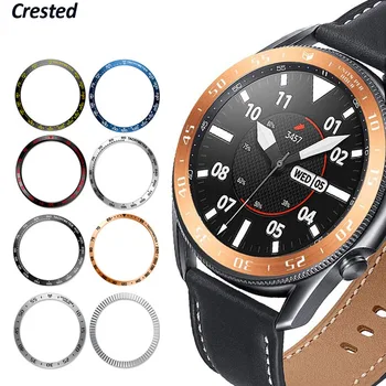Безель кольцо Для Samsung Galaxy Watch 3 45 мм 41 мм/46 мм/42 мм/Gear S3 Frontier Accessorie sport Защита от падения металлический защитный чехол