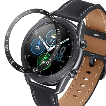 Безель кольцо Для Samsung Galaxy Watch 3 45 мм 41 мм/46 мм/42 мм/Gear S3 Frontier Accessorie sport Защита от падения металлический защитный чехол Изображение 2