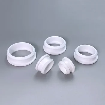 Белые колпачки с отверстиями из силиконовой резины 5,5-30 мм, заглушка Т-образного типа, защелкивающаяся прокладка, герметизирующая заглушка, водонепроницаемая защита от пыли Изображение 2