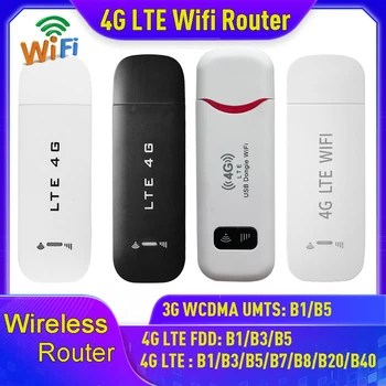 Беспроводной 4G WiFi Маршрутизатор USB-ключ Слот для SIM-карты Портативный WIFI 4G LTE USB-Модем Карманная Точка Доступа 8 Пользователей WiFi 150 Мбит/с WiFi-маршрутизатор
