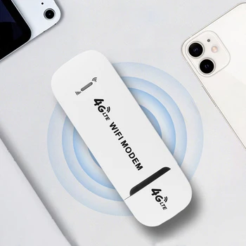 Беспроводной 4G WiFi Маршрутизатор USB-ключ Слот для SIM-карты Портативный WIFI 4G LTE USB-Модем Карманная Точка Доступа 8 Пользователей WiFi 150 Мбит/с WiFi-маршрутизатор Изображение 2