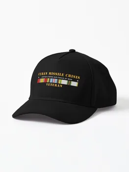 ВВС США - Кубинский ракетный кризис с AFEM COLD SVC Бейсболка черная забавная шляпа для гольфа Мужские И женские Шляпы Изображение 2
