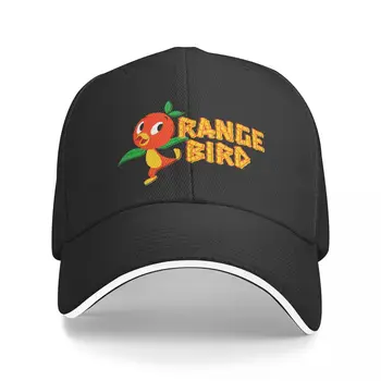 Винтажная бейсболка с оранжевой птицей, изготовленная на заказ кепка с защитой от ультрафиолета, солнечная шляпа, женская одежда для гольфа, мужская