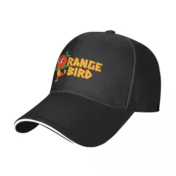 Винтажная бейсболка с оранжевой птицей, изготовленная на заказ кепка с защитой от ультрафиолета, солнечная шляпа, женская одежда для гольфа, мужская Изображение 2