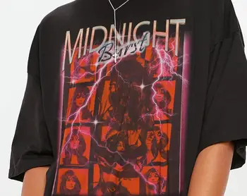Винтажные ретро-рубашки Midnight Burst, футболка 