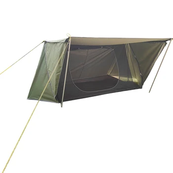 Водонепроницаемый набор туристических палаток, Ветрозащитная палатка на 1/2 человека, двухслойные палатки для кемпинга