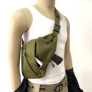 Военно-тактическая сумка через плечо, правая и левая рука, кобура для пистолета, сумка для телефона, армейский рюкзак для кемпинга, путешествий, охоты, Слинг-рюкзак