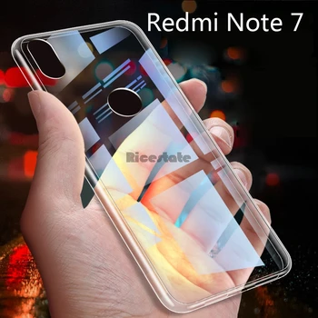 Высококачественный Прозрачный Чехол для телефона из ТПУ Xiaomi Redmi Note 7 Pro, Силиконовый чехол Для Redmi Note 7s, Прозрачный чехол Note7 Pro
