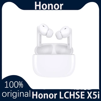 Гарнитура Honor LCHSE X5i TWS с двойным микрофоном шумоподавления вызова Bluetooth 5.3 IP54 водонепроницаемое большое подвижное кольцо диаметром 10 мм