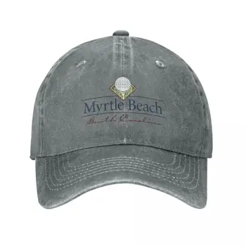Гольф в Миртл-Бич, Южная Каролина Ковбойская шляпа, шляпа-дерби, кепка для гольфа, мужские кепки, женские кепки Изображение 2