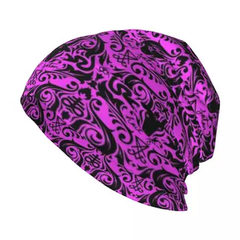 Дамаск-Да здравствует сатана (по умолчанию черный и розовый), вязаная шапка, пляжные спортивные кепки, забавная шляпа для гольфа, кепки для мужчин, женские
