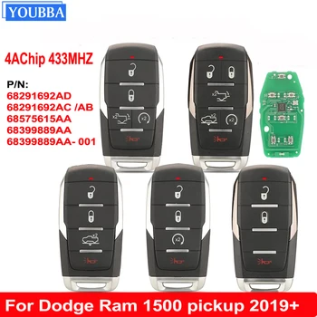 Дистанционный Ключ YOUBBA Smart Prox С чипом 433,92 МГц 4A PCF7953M/NCF2961M для Dodge Ram 1500 Pickup Fob FCCID: OHT-4882056 2019 2020