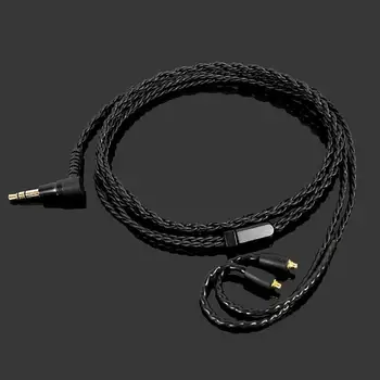 Для Sennheiser IE300, IE900, ie600, ie200 кабель для обновления наушников, монокристаллический медный кабель для ios, совместимый с Android микрофоном