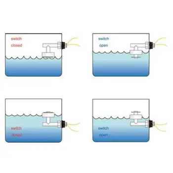 Жидкостный Поплавок PP Plastic Water Level, Установленный Сбоку, для Аквариумов с Водонапорной Башней, Рыбы для Аквариума с Гидропоникой Y08D