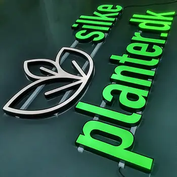 Изготовленный на Заказ Акриловый 3d Логотип Для Магазина Led Outdoor Illuminated Sign Channel Letter Signs Outdoor Led Letter