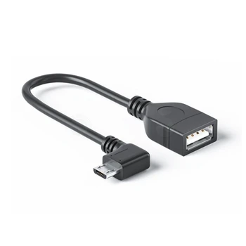 Кабель Micro USB-USB OTG Шнур Вверх/Вниз/влево/вправо Изогнутый разъем Удлинитель провода передачи данных для игрового контроллера