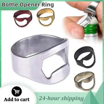 Кольцо для открывания бутылок на палец 22 мм Легко носить с собой, без сбоев, простое в использовании, гладкое Кольцо для открывания бутылок из кухонных принадлежностей для бара