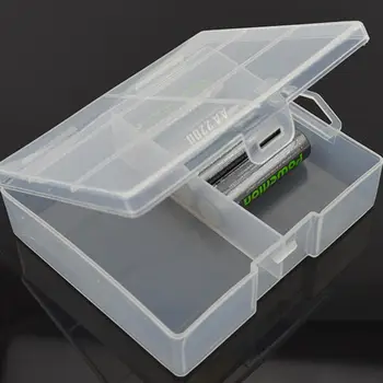 Контейнер-Органайзер Портативный Держатель Коробка для хранения из прозрачного пластика Удобные Аксессуары для 24 батареек типа АА Изображение 2