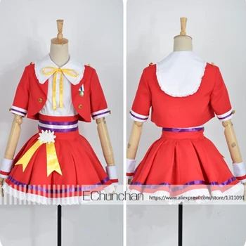 Костюм Золушки для девочек Honda Mio для косплея, женское платье, юбка, одежда на Хэллоуин Изображение 2