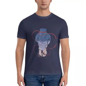 Летняя футболка мужская Unmei no akai ito, классическая футболка с круглым вырезом, одежда из аниме, мужские графические футболки, хлопковая мужская футболка