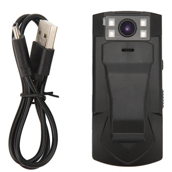 Маленькая камера-видеомагнитофон с циклическим охватом, обнаружение движения, портативная камера для тела, простая установка с задним зажимом для кемпинга