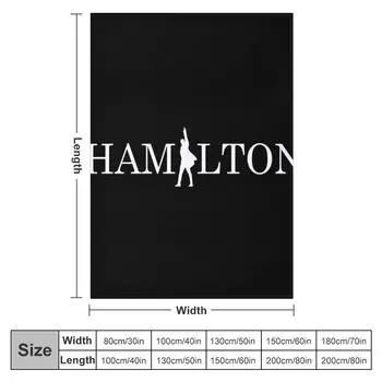 Маски и футболки с логотипом Hamilton text, пледы, тонкие одеяла, Диваны для декора, Спальный мешок, одеяла для диванов Изображение 2