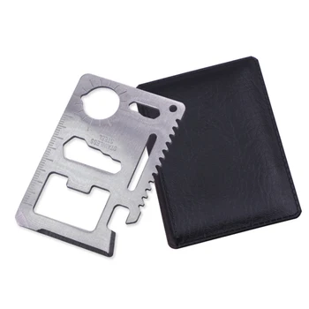 Многофункциональный карманный охотничий нож EDC, открывалка, Спасательная карточка, уличное снаряжение